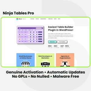 Ninja Tables Pro