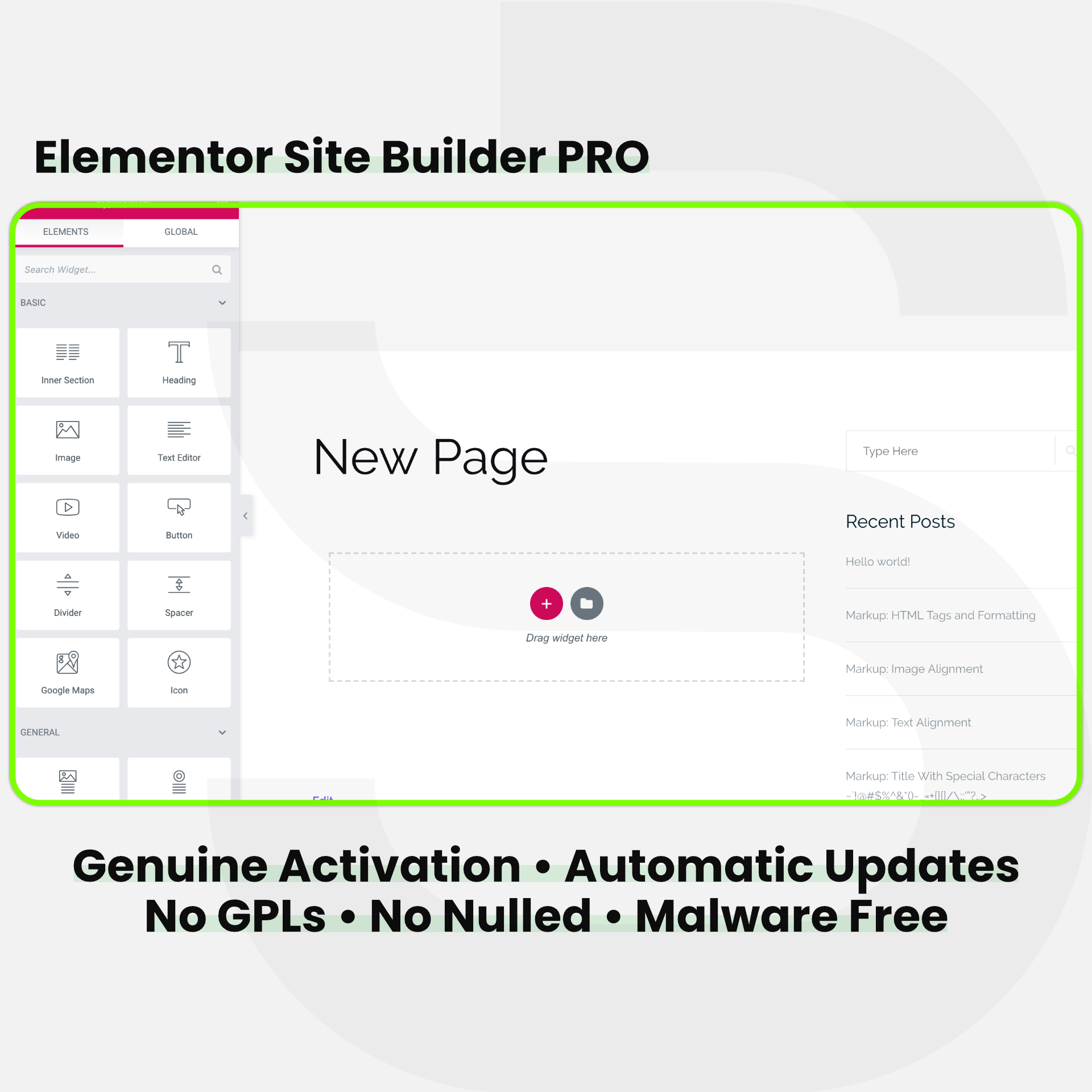 Elementor Site Builder Premium